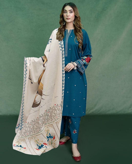 URGE DHANAK 3PC EMBROIDERED My Store