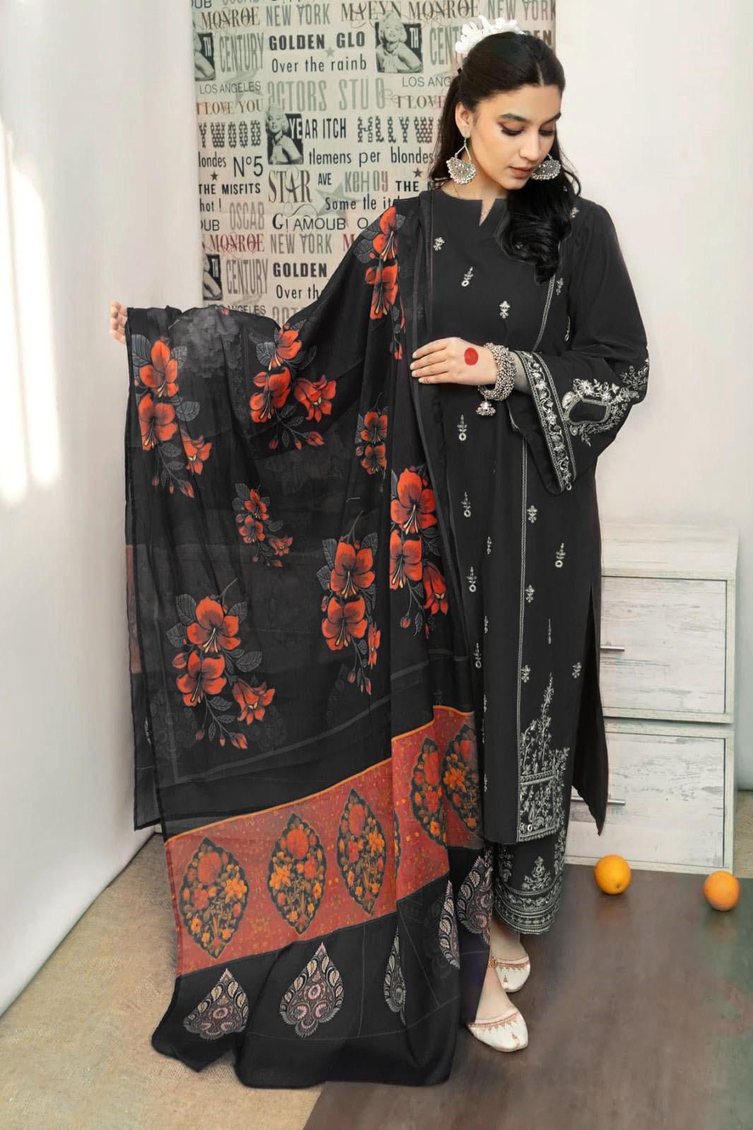 URGE DHANAK 3PC EMBROIDERED My Store