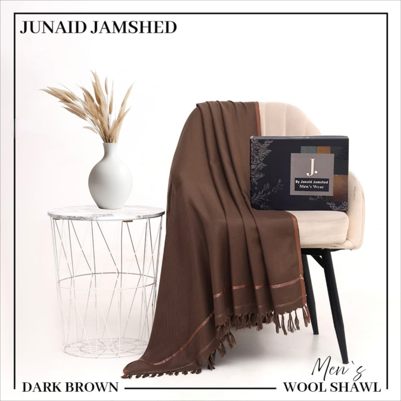 Luxury Wool Shawl for Men Party Wear – Ajwa Collection