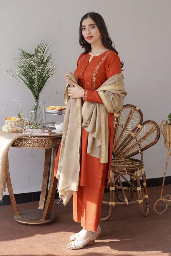 URGE DHANAK 3PC EMBROIDERED