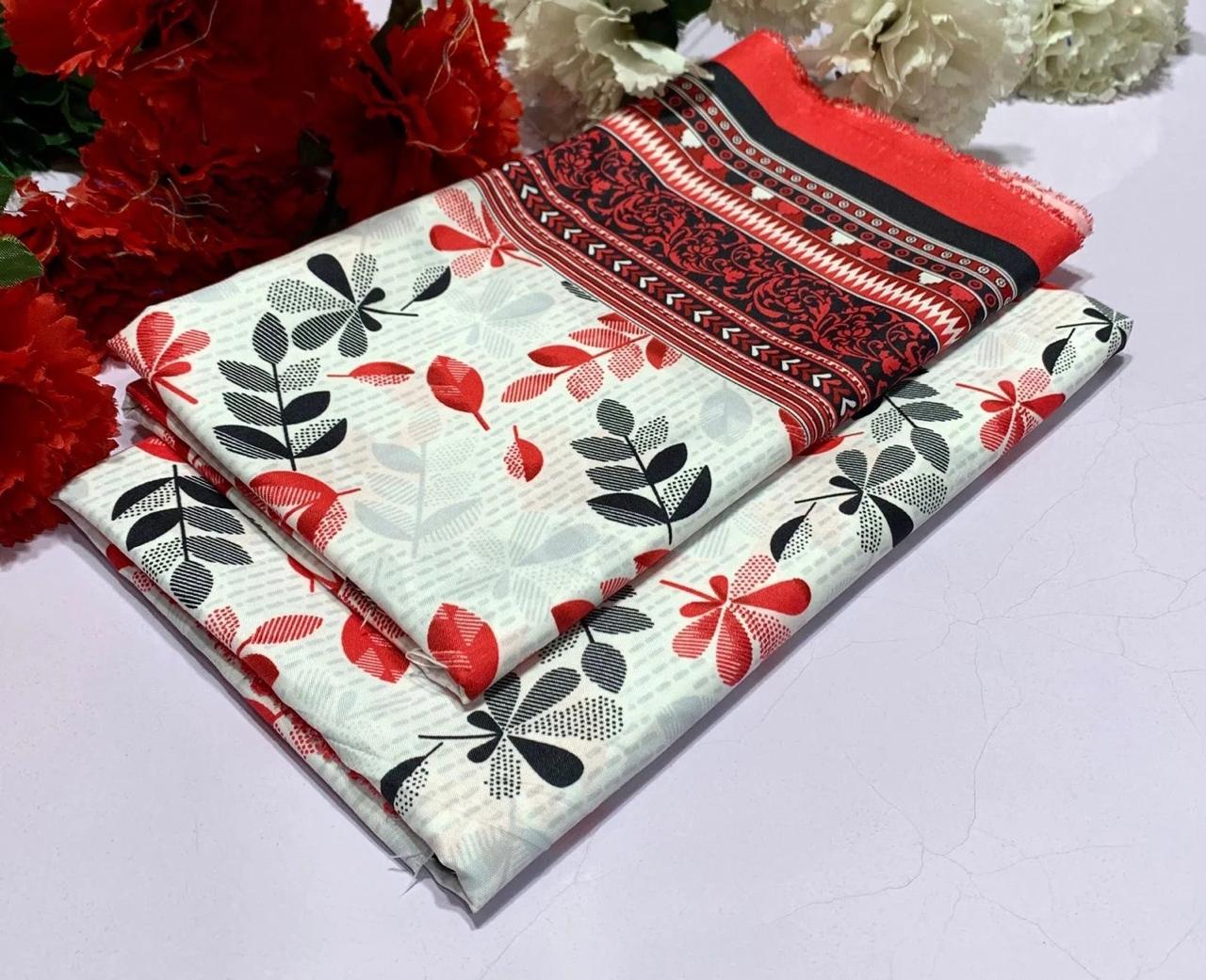 FLORAL PRINTED 2PC D-127