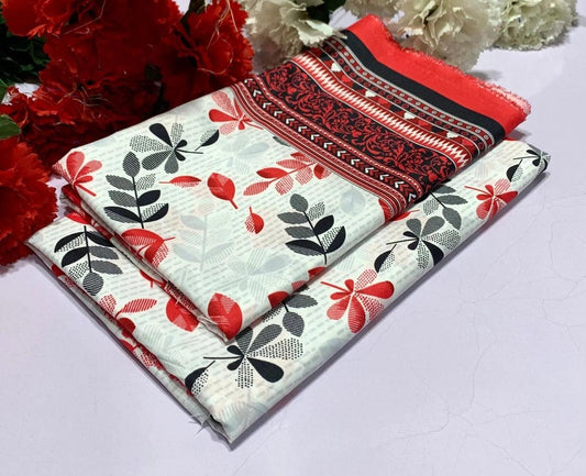 FLORAL PRINTED 2PC D-127