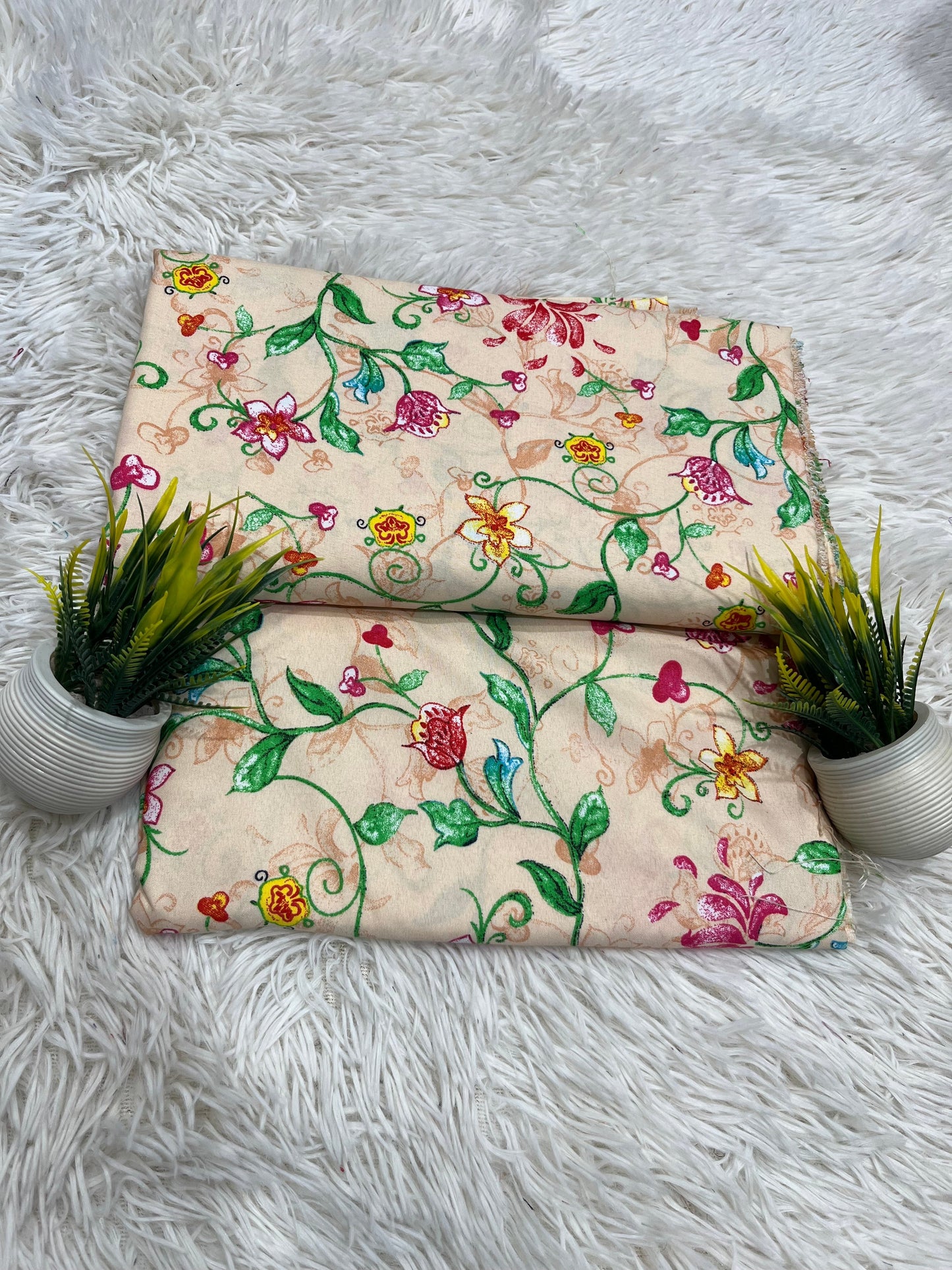 FLORAL PRINTED 2PC D-138