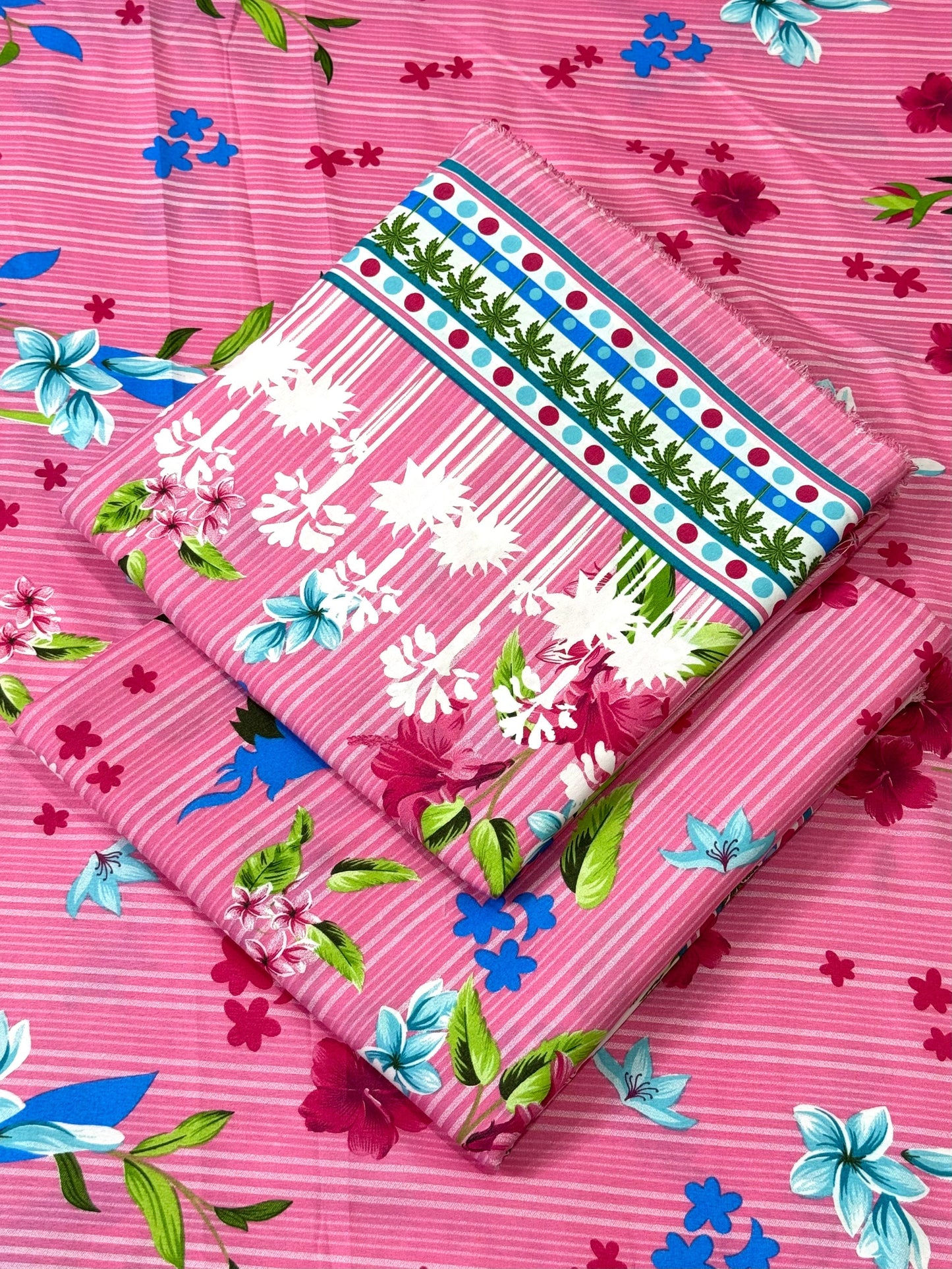(FLORAL PRINTED 2PC D-130