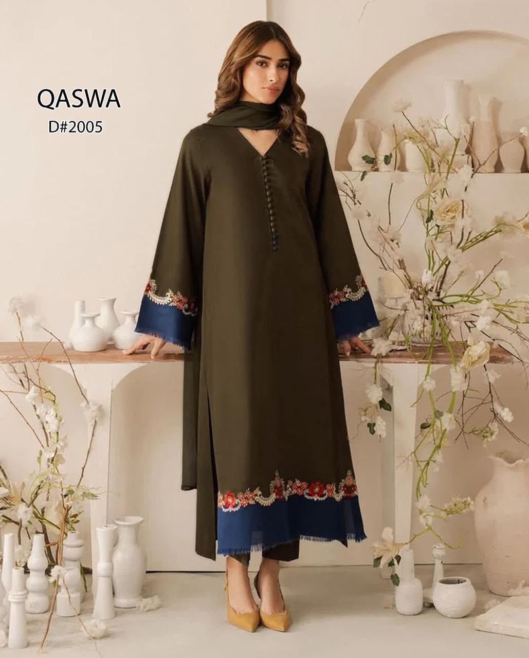 Qaswa 3Pcs Embroidered Summer Lawn Collection 2026