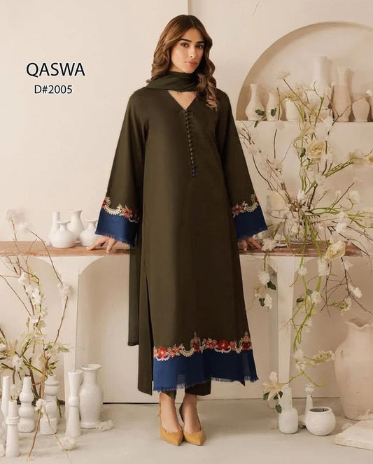 Qaswa 3Pcs Embroidered Summer Lawn Collection 2026